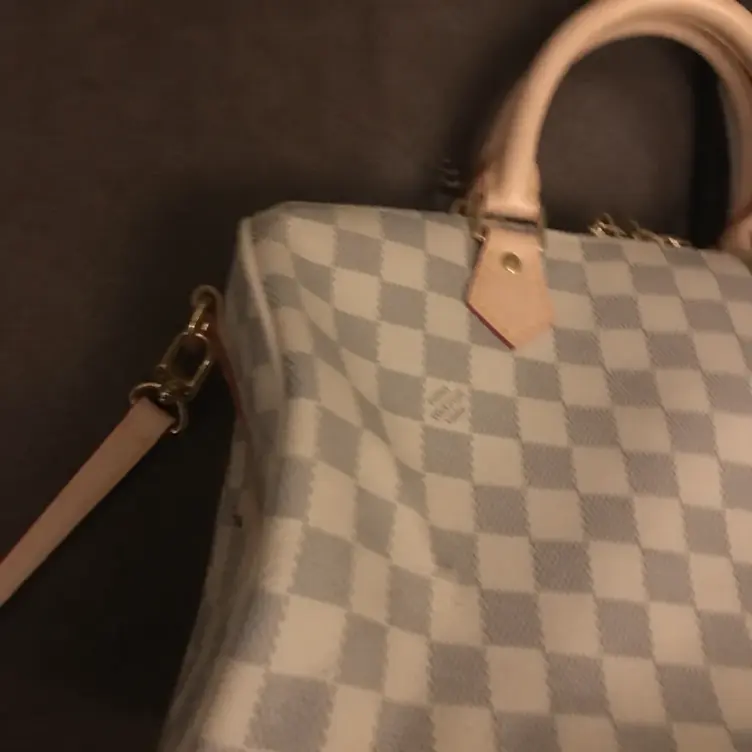 2013 Damier Azur Speedy Bandouliere Speedy 30 N41001 photo review