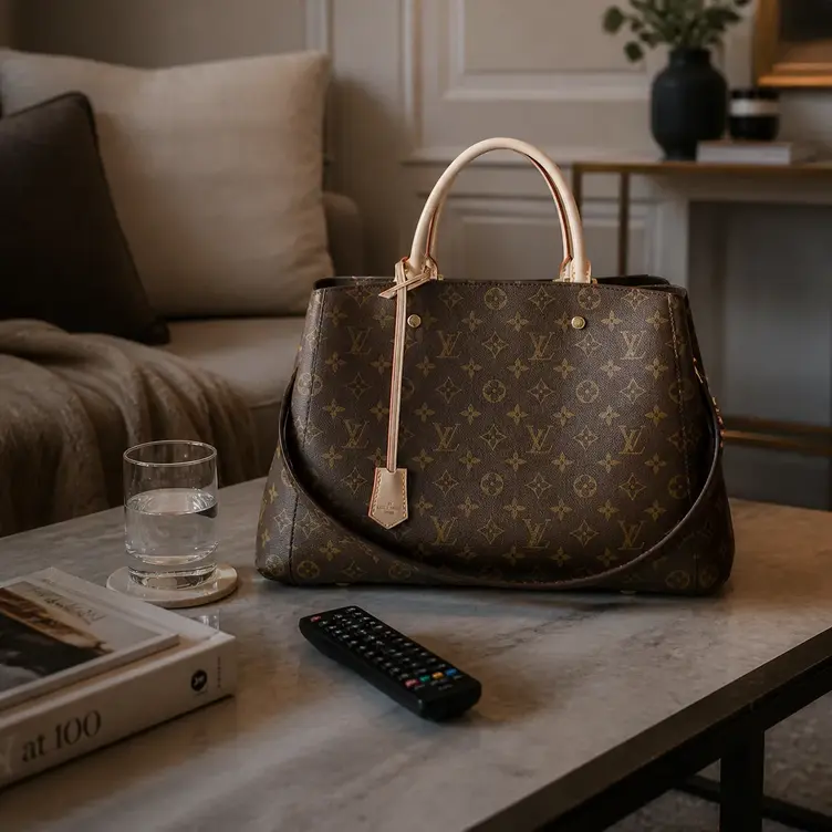 2014 Monogram Canvas Montaigne Bag GM M41067 photo review