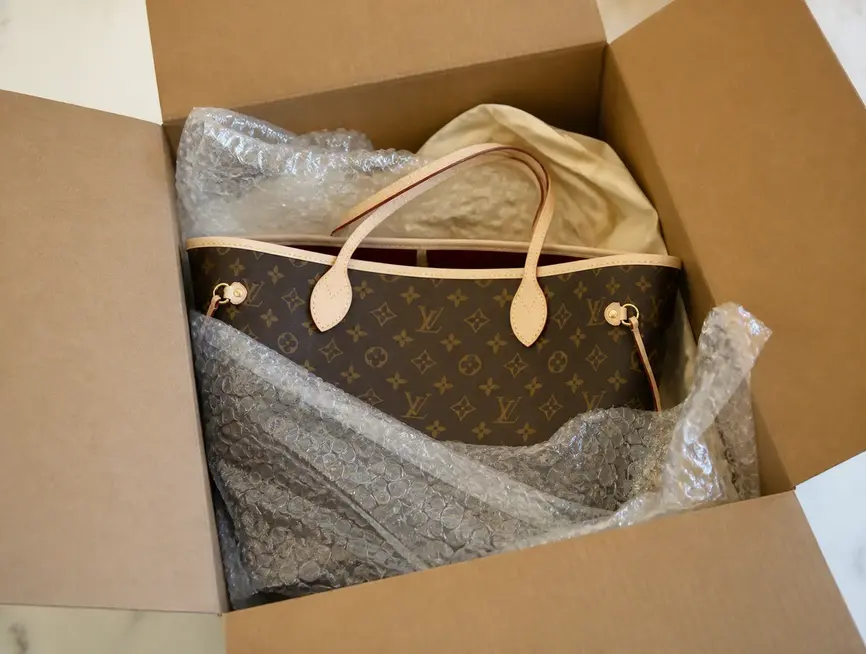 2014 New Monogram Neverfull GM/ Red with Pochette M40991 photo review
