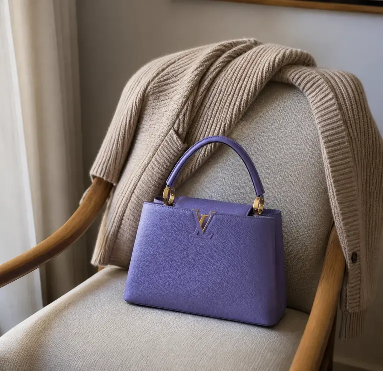 2014 Spring CAPUCINES Bag-Lavendar M94429 photo review