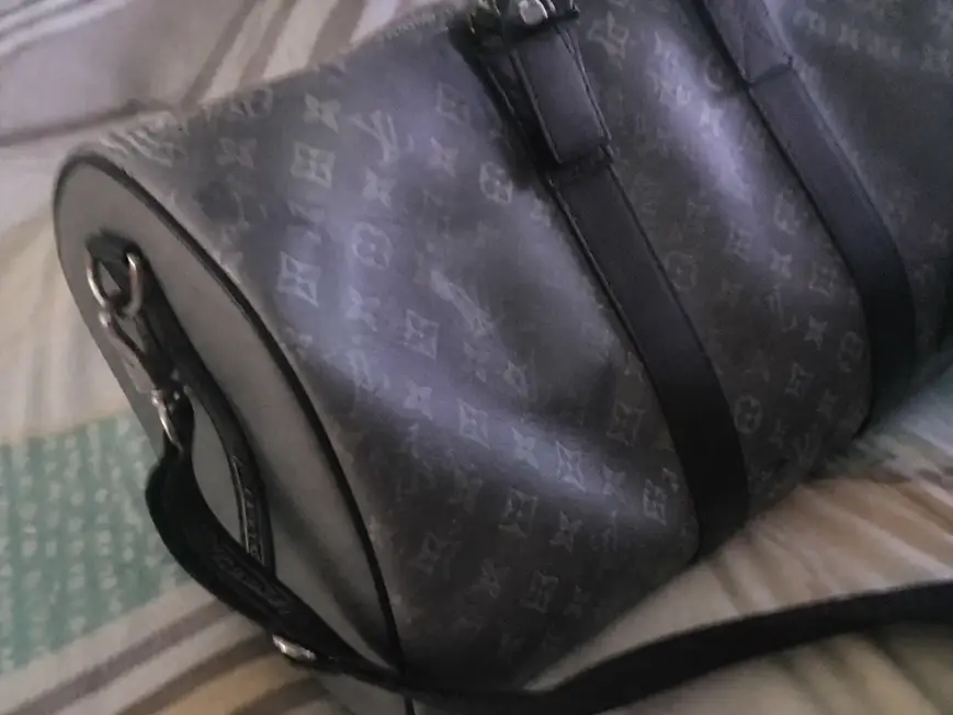 2018 Keepall Bandouliere 50-Monogram Titanium M43889 photo review