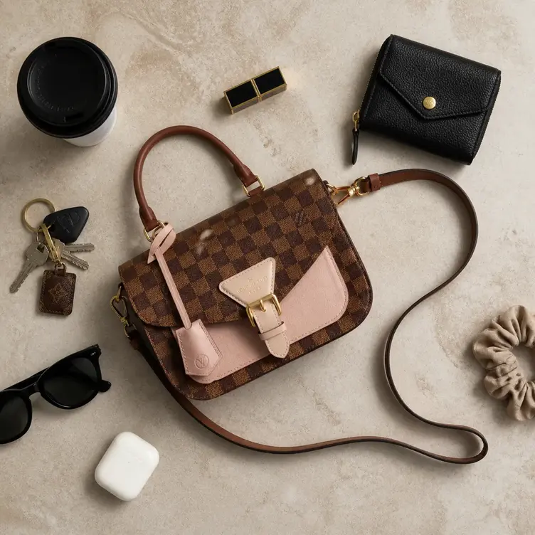 2019 Damier Ebene Trendy Crossbody-Venus N40147 photo review