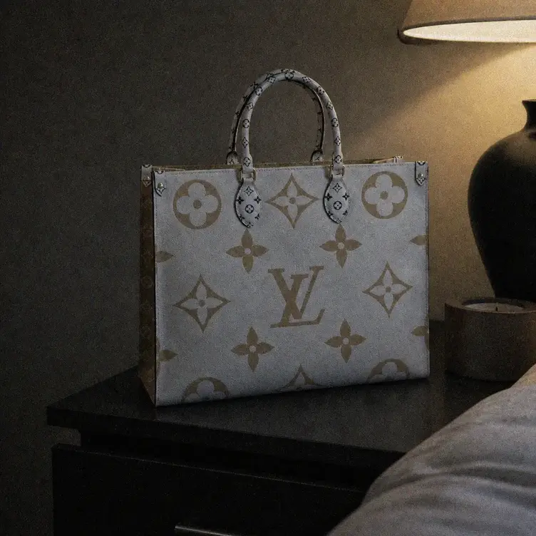2019 Giant/Mini Monogram canvas Onthego Tote Bag-Creme M44571 photo review