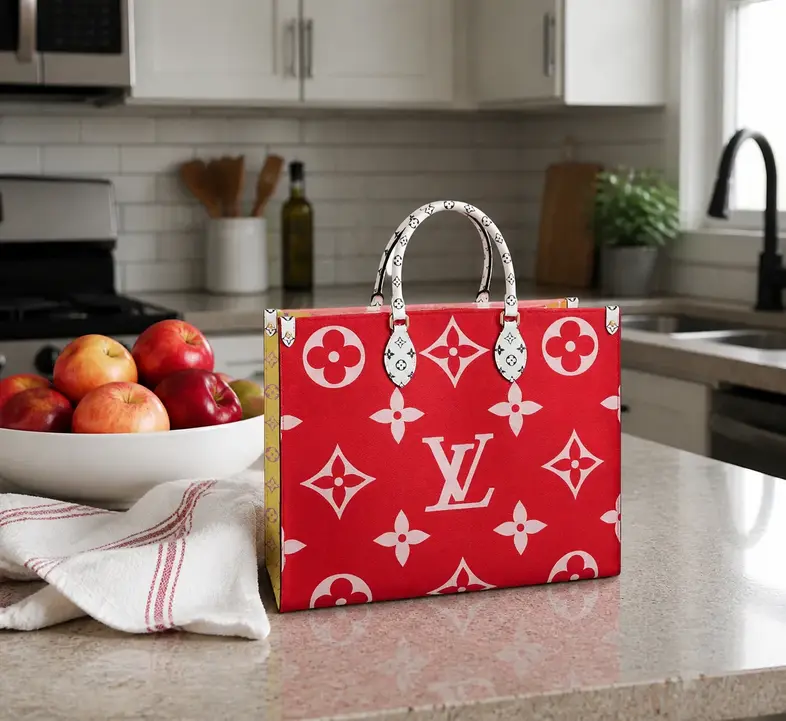 2019 Giant/Mini Monogram canvas Onthego Tote Bag-Rouge M44569 photo review
