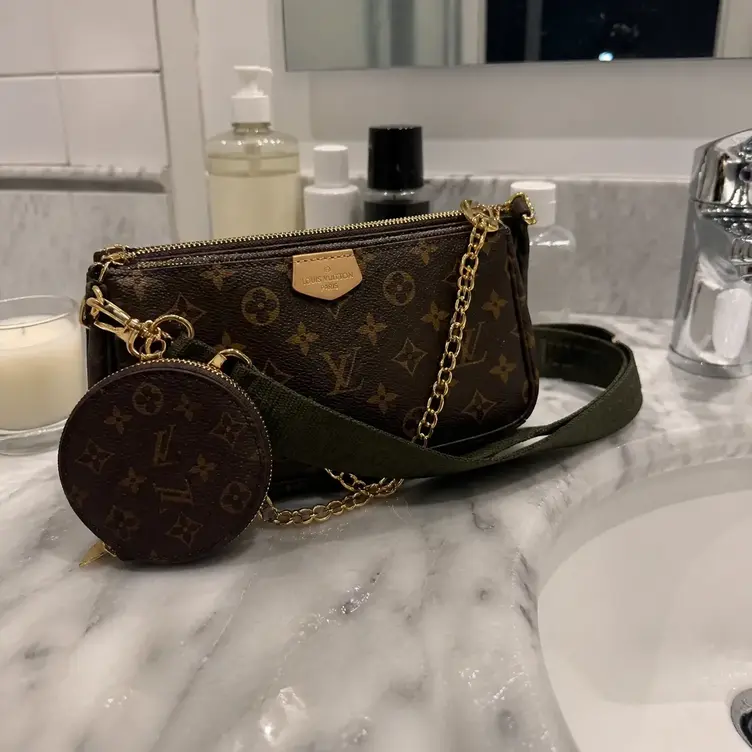 2019 Monogram Canvas Multi Pochette Accessoires-Blue M44823 photo review
