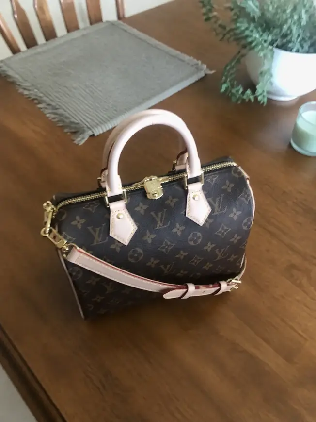 2019 Monogram Canvas Speedy Bandouliere 25 M41113 photo review