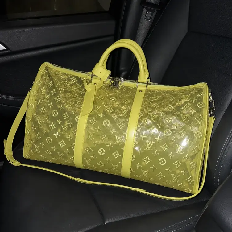 2019 Monogram-embossed Keepall Bandouliere 50 M53271-02 photo review