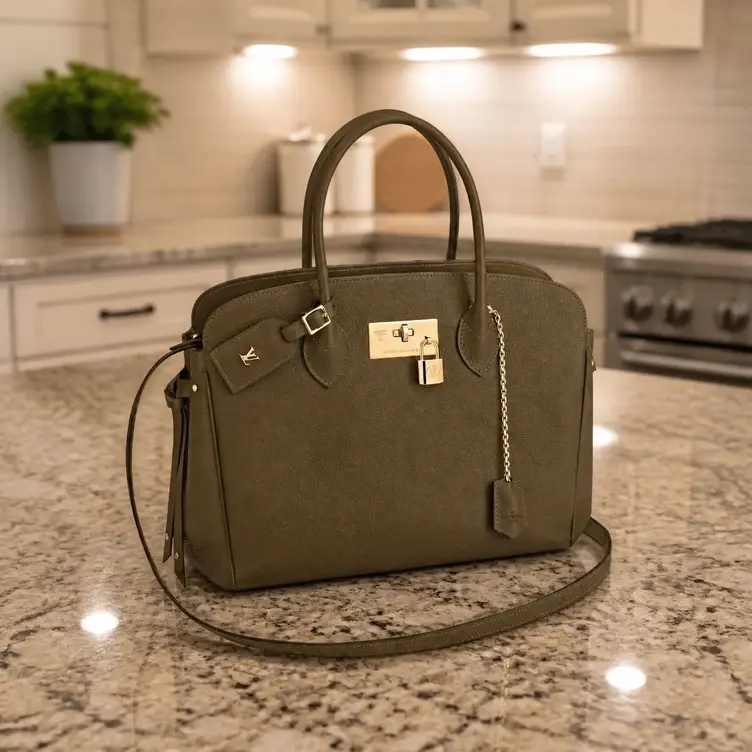 2019 Veau Nuage Milla MM Handbag-Laurier M51444 photo review