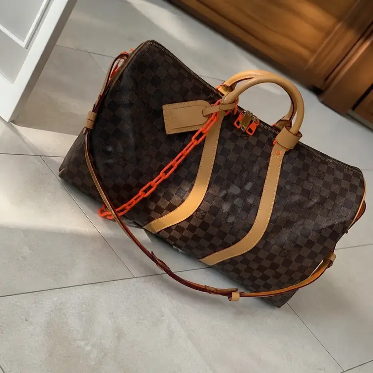 2019 Virgil Abloh Keepall Bandouliere 50 M53271-04 photo review