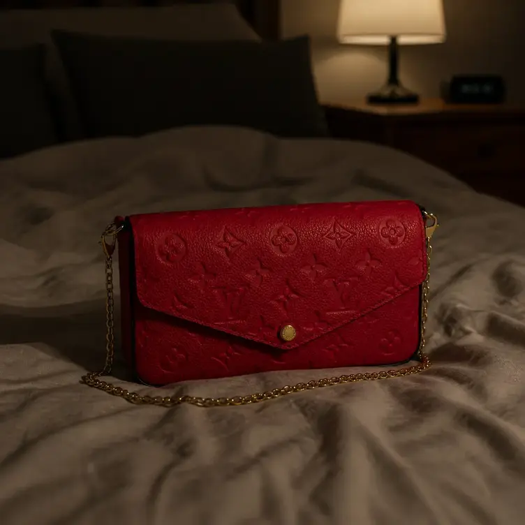 2020 Felicie Pochette-Cherry M64065 photo review