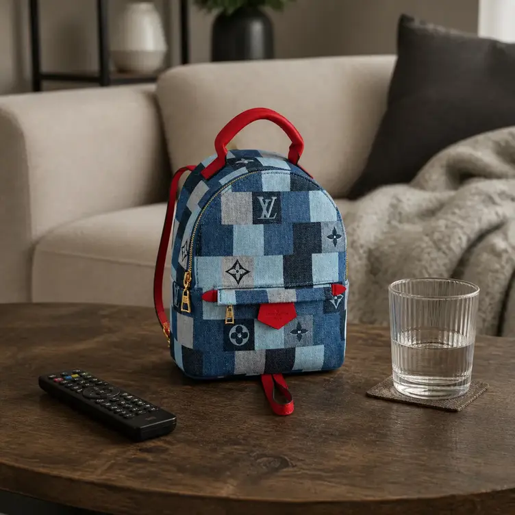 2020 Monogram Denim Palm Springs Mini Backpack M45043 photo review