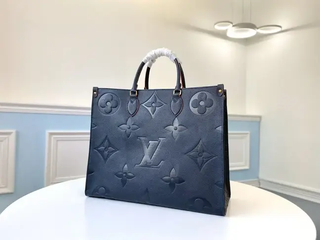 2020 Monogram Empreinte Giant Onthego GM-Blue M44926-Blue photo review