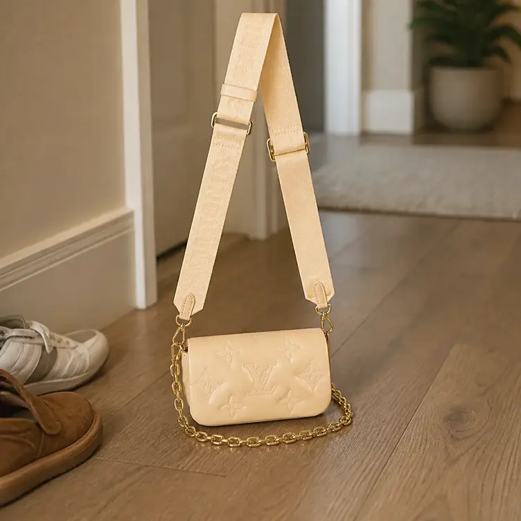 BUBBLEGRAM WALLET ON STRAP WALLET M81400 photo review