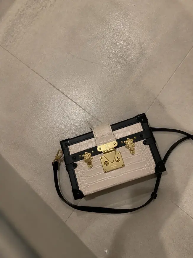 Crocodilian Leather Petite Malle N96643 photo review