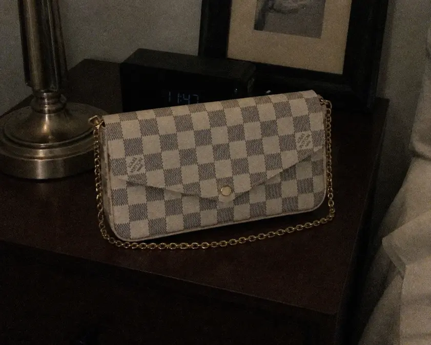 Damier Azur Canvas Pochette Felicie N63106 photo review