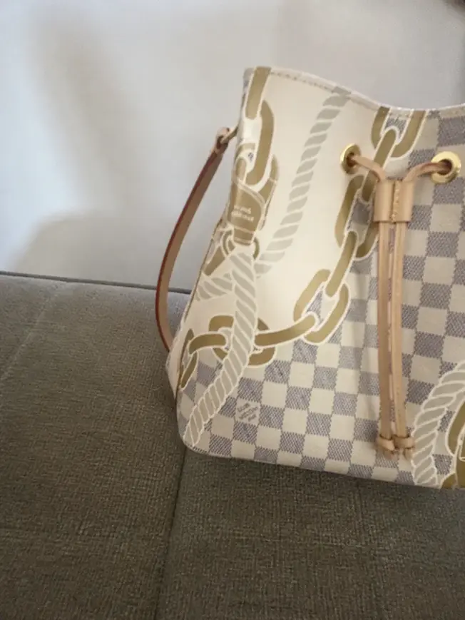 Damier Azur NeoNoe MM Bucket Bag N40474 photo review