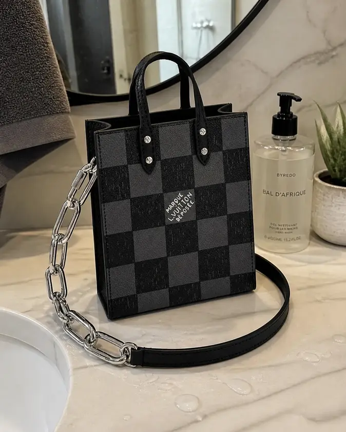 Damier Checkerboard Sac Plat XS Bag N60479 photo review