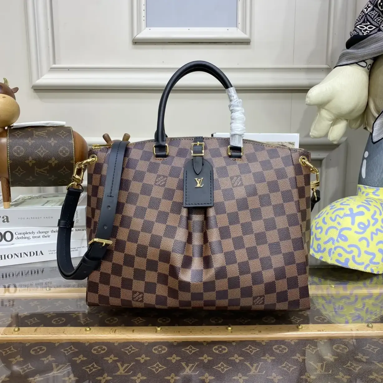 Damier Eben BOETIE MM TOTE BAG N45283 photo review
