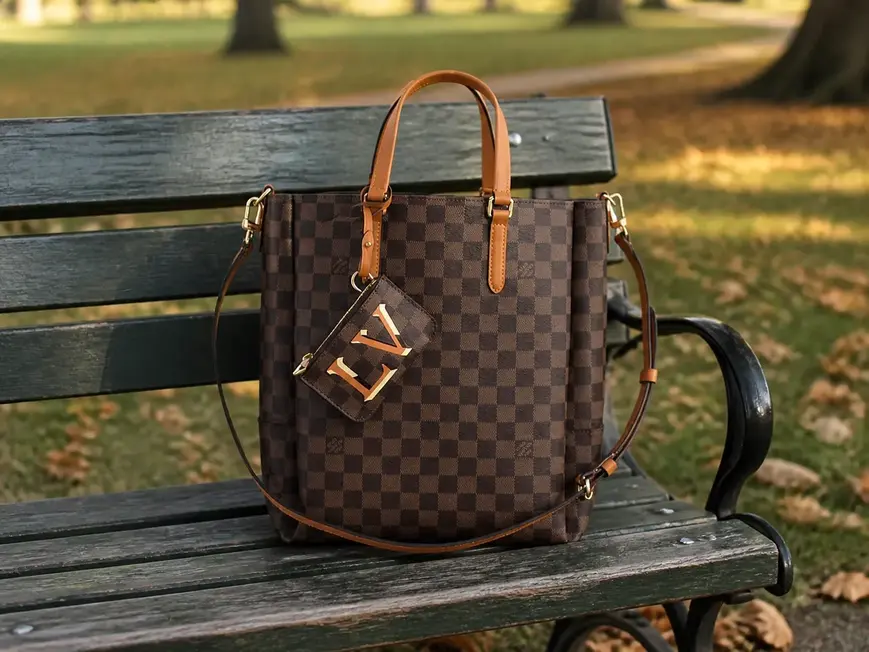 Damier Ebene Belmont MM-Brown N60295-Brown photo review