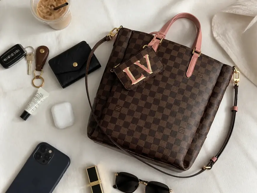 Damier Ebene Belmont MM-Pink N60296-Pink photo review