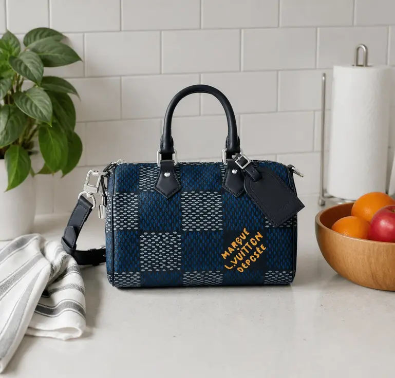Damier Heritage Speedy 25 Bandouliere Bag N40691 photo review