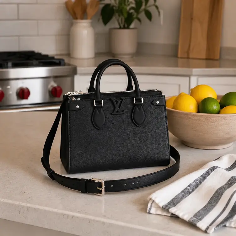 Epi Grained Grenelle Tote PM-Black M57680 photo review