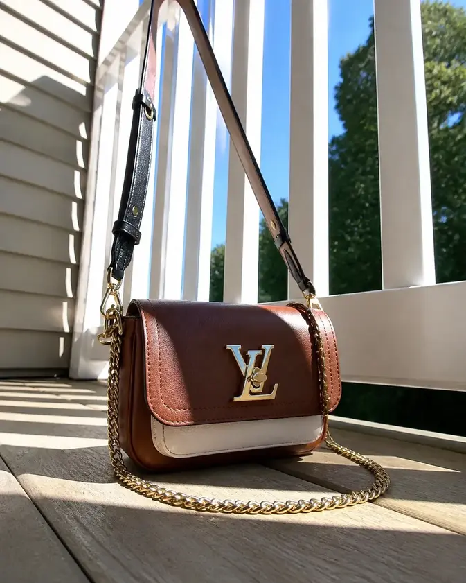Grained Calf Leather Lockme Tender M59491 photo review