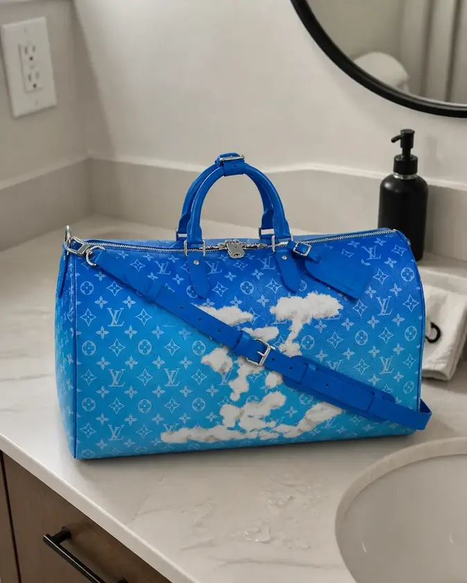 Keepall Bandouliere 50 Clouds Virgil Abloh M45428 photo review