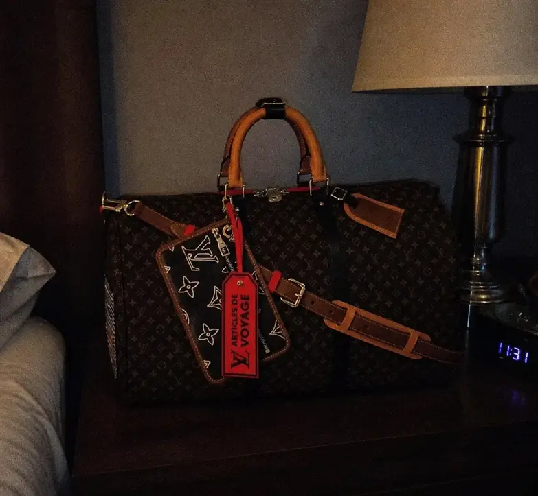 Keepall Bandouliere 50 Virgil Ablohs New Patchwork Version M56855 photo review