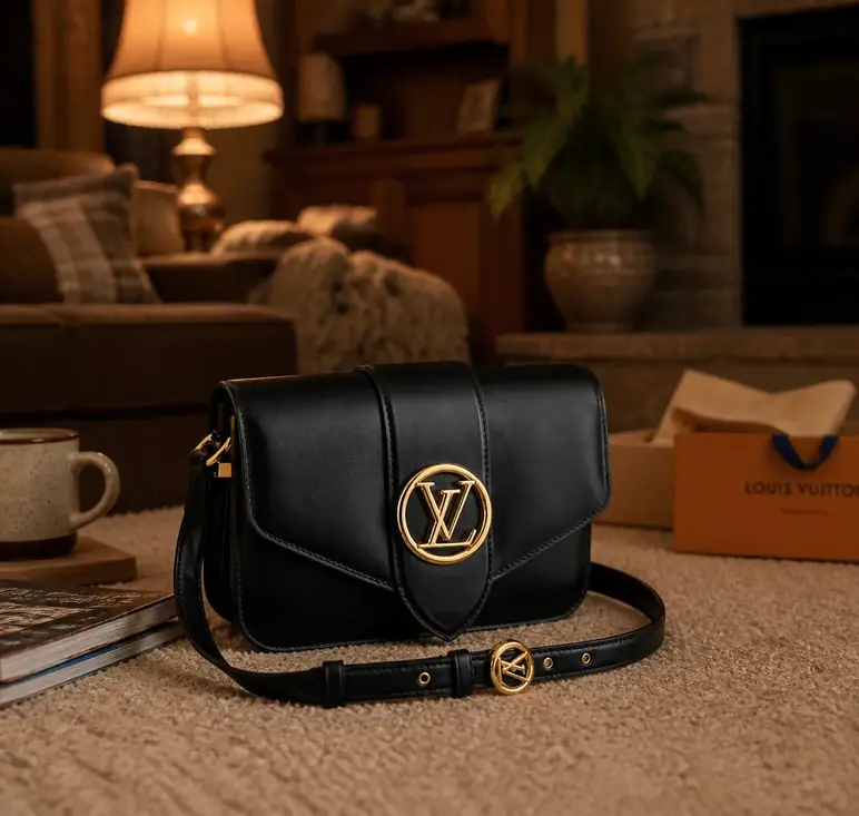 LV Circle LV Pont 9-Black M55948 photo review
