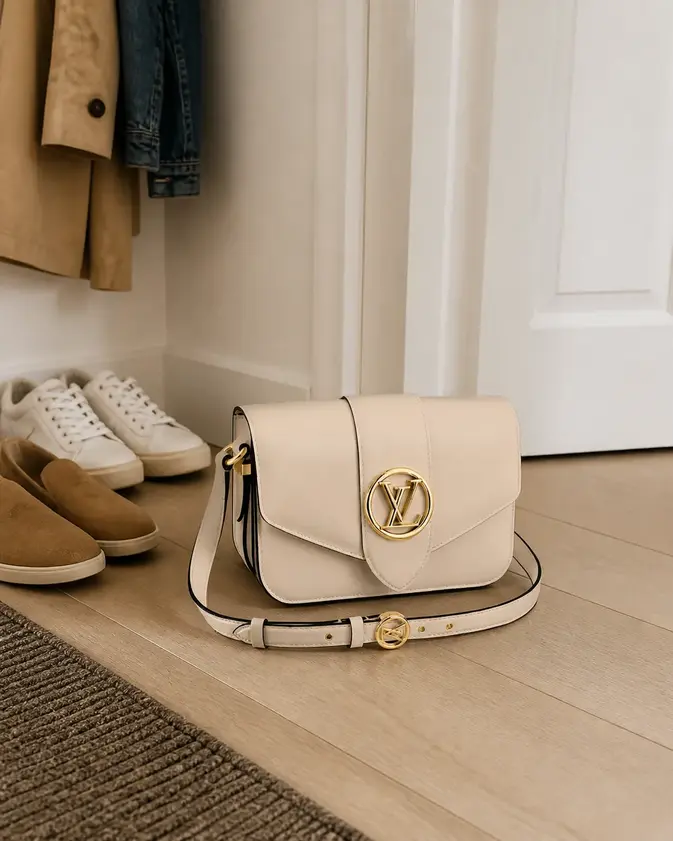 LV Circle LV Pont 9-Cream M55950 photo review