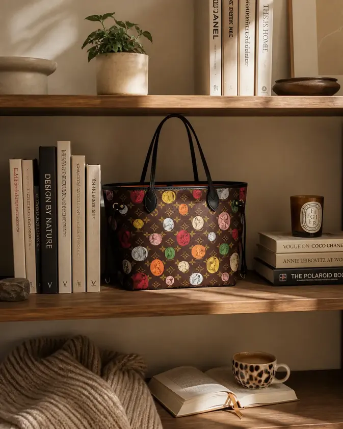 LVxFornasetti Monogram Cameo Neverfull MM Tote Bag M45923 photo review