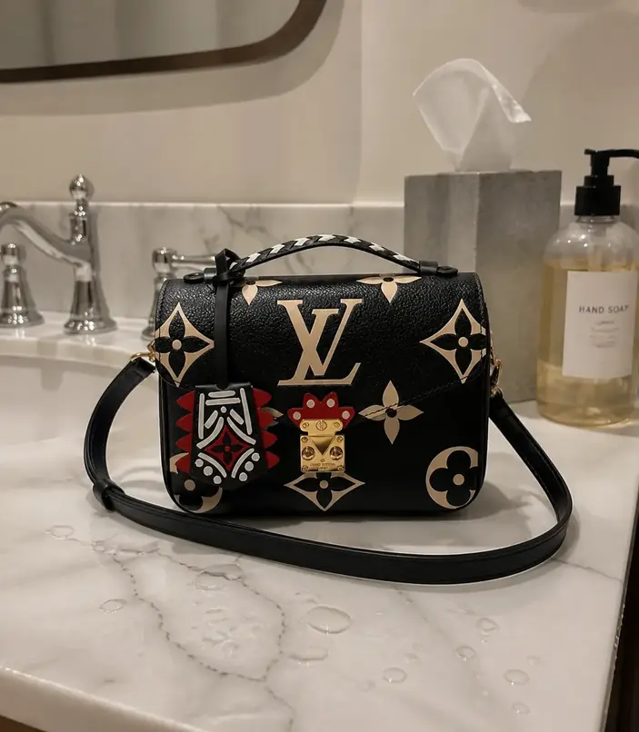 M45385 LV CRAFTY POCHETTE MeTIS-Black M45385 photo review