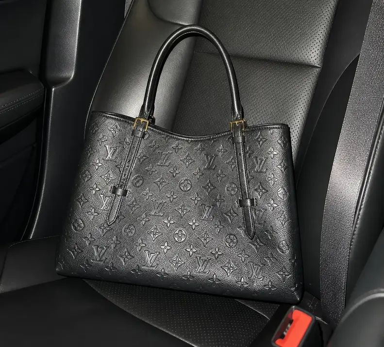Monogram Babylone MM Tote Bag-Black M47185-black photo review