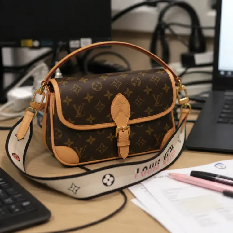 Monogram Canvas Diane satchel M45985 photo review