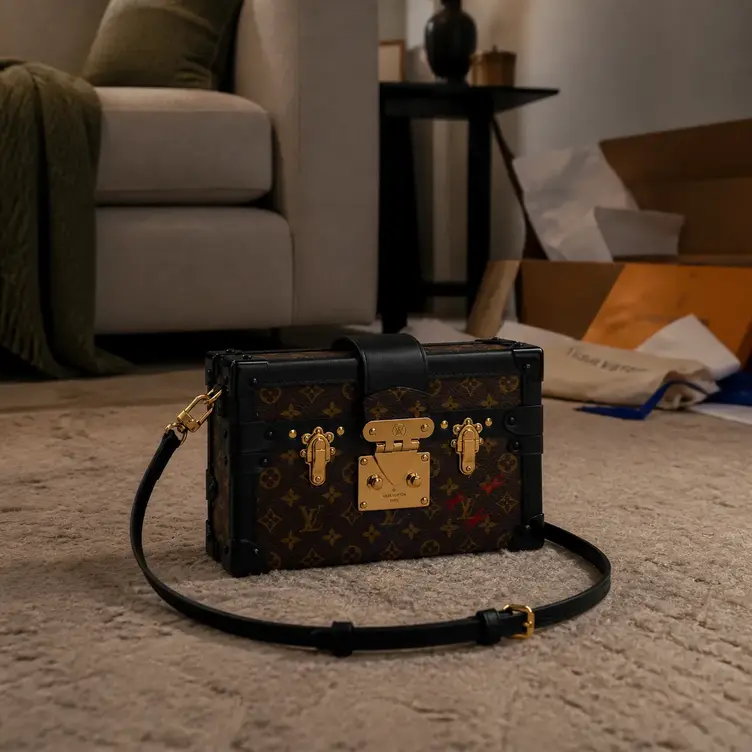 Monogram Canvas Petite Malle M44199 photo review