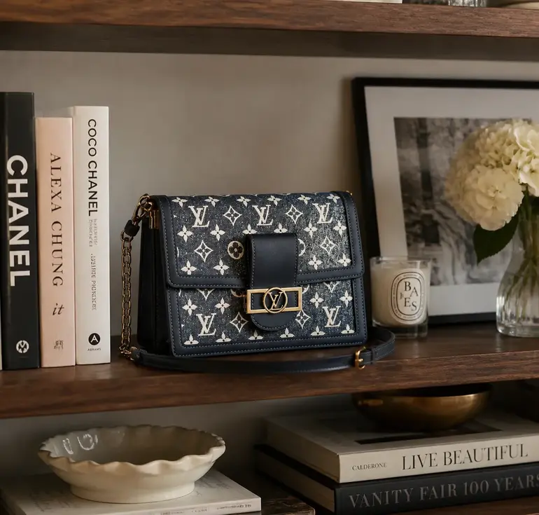 Monogram Denim Dauphine Mini Handbag M59716 photo review