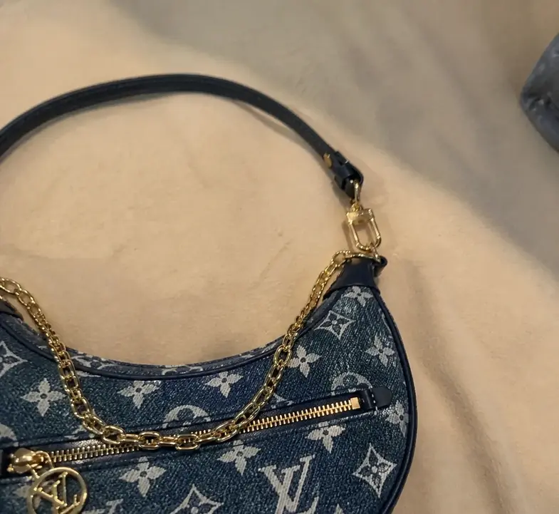 Monogram Denim Loop Baguette Handbag M81166 photo review