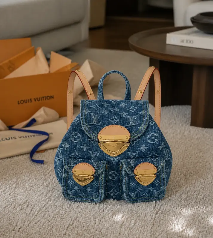 Monogram Denim Venice Backpack M46836 photo review