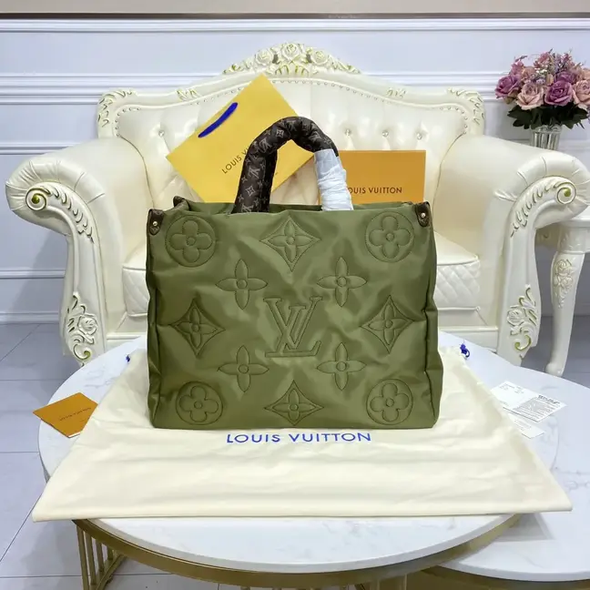 Monogram Econyl OnTheGo GM Tote Bag-Green M59005-Green photo review