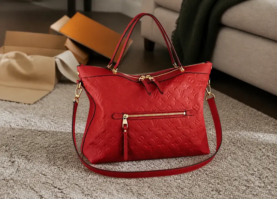 Monogram Empreinte Bastille MM-Red M41167 photo review