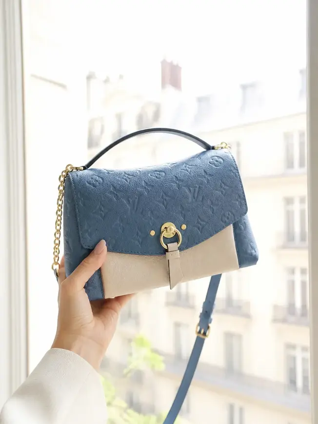 Monogram Empreinte Blanche BB-Jean Blue M44308 photo review