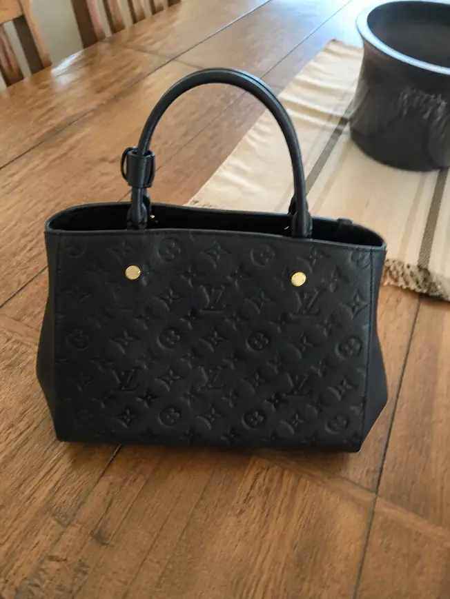 Monogram Empreinte Montaigne MM-Noir M41048 photo review