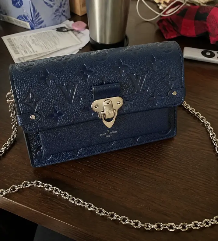 Monogram Empreinte Vavin Chain Wallet M59077 photo review
