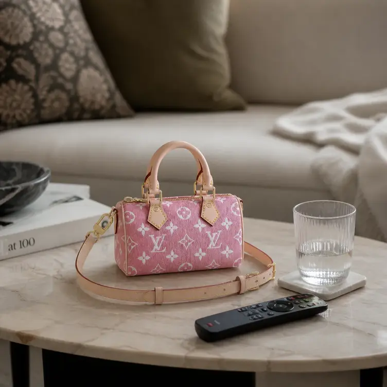 Monogram Jacquard Denim Nano Speedy M81213 photo review