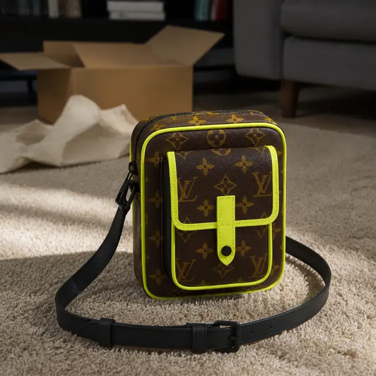 Monogram Macassar Christopher Wearable Wallet-Yellow M80793 photo review