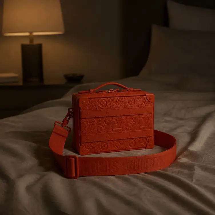 Monogram Macassar S Lock Messenger-Orange M20904-Orange photo review