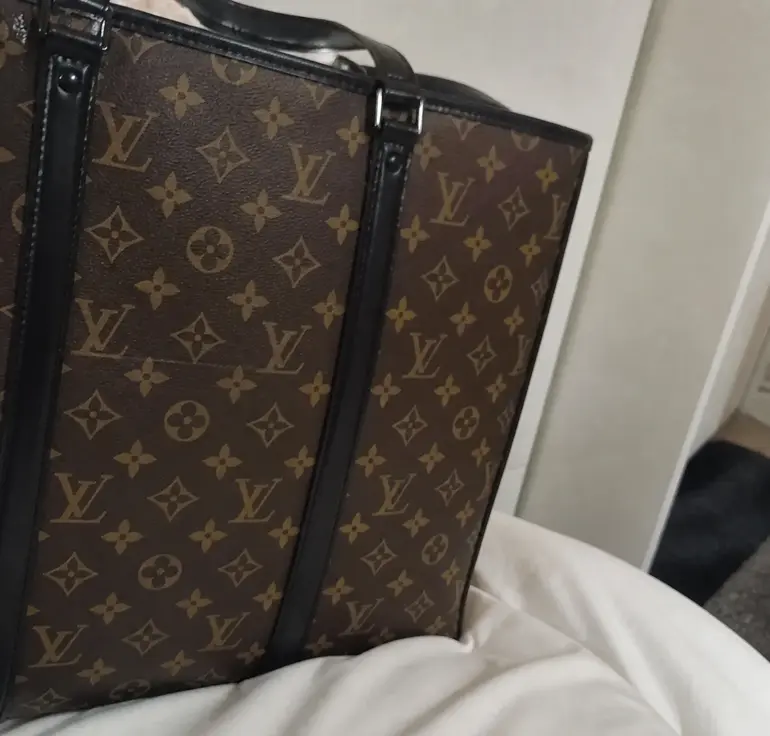 Monogram Macassar Week-End Tote GM M45733 photo review