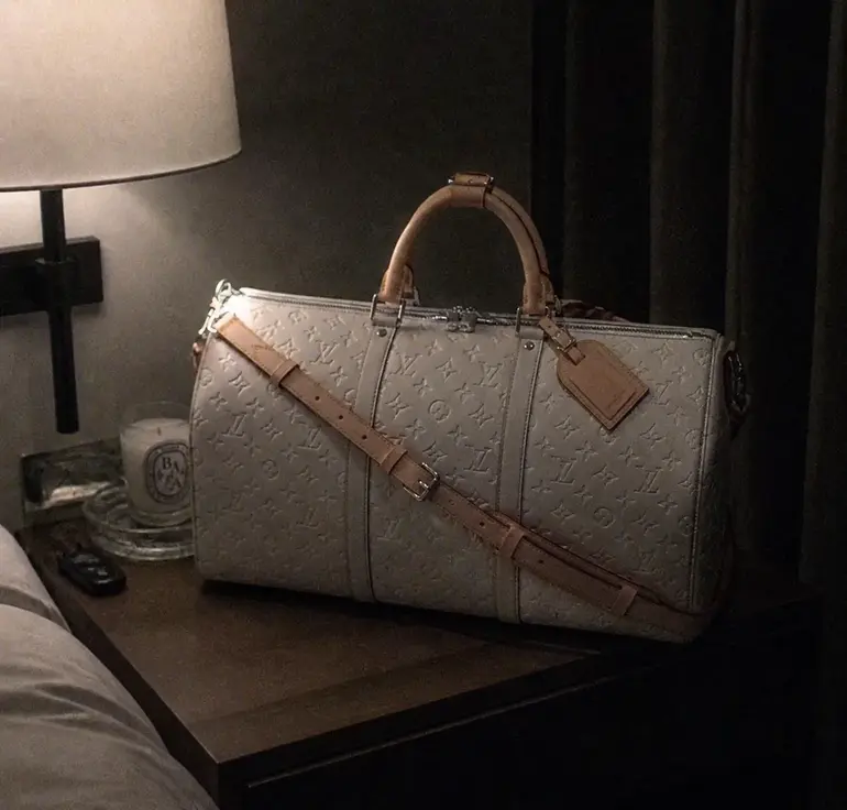 Monogram Mirror Keepall Bandouliere 50 M45886 photo review
