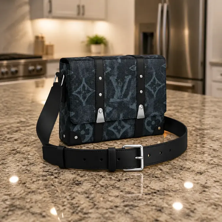 Monogram Pastel Noir TRUNK MESSENGER M57271 photo review